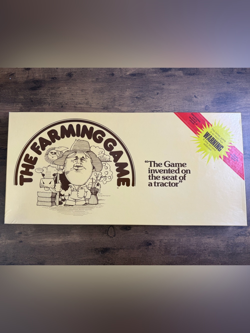 Vintage 1979 Edition - The Farming Game Board Game - Educational & Complete
